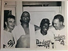 1956 Orig DODGERS Press Photo