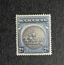 Bahamas 1931-46 mint SG131a 2s.slate-purple & indigo (1942); fine MVLH; cv £110.