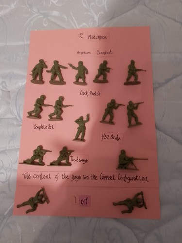 Matchbox infantry combat - matchbox,