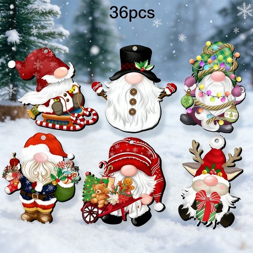 36pcs cute christmas - christmas, gnome
