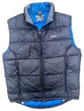 Rab Neutrino Vest Men’s Down Fill Pertex Quantum Grey Black Bodywarmer - Medium
