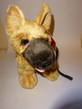 Alsatian puppy dog on lead soft toy - Brand new with tags - cute & cuddly  plush