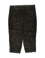 L.L.BEAN Mens Comfort Fit Straight Corduroy Trousers W44 L24  Grey Cotton AR01