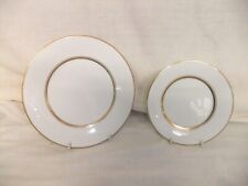 Noritake Gloria Japan white gilded pattern #6526, vintage tableware - 6D4C #