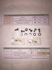 For Lister D Stationary Engine D65 Carburettor Air Valve Plate Screws & Washers.