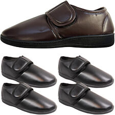 Mens Gents ORTHAPEDIC Easy Close Slippers Shoe New Indoor Outdoor VINYL size