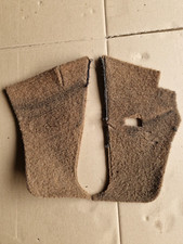 VW GOLF JETTA CADDY MK1 LHD BROWN FRONT PILLAR SILL CARPET TRIMS SET 171863045