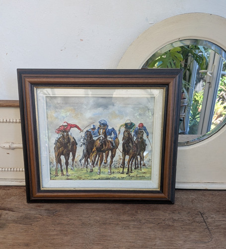 Vintage irish oil painting - vintage,