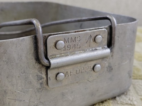 British mess tin and - a,