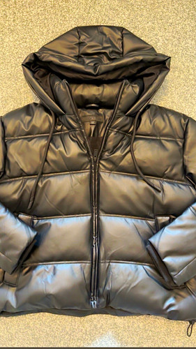 Zara womens black leather - black,