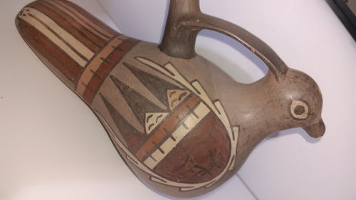 Nazca pottery bird - nazca, hand