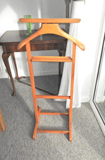 Vintage beechwood gentlemens valet light wood