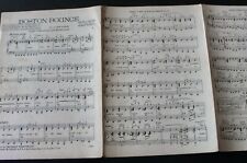 MR GHOST TAKES THE AIR & BOSTON BOUNCE PIANO CONDUCTOR SHEET MUSIC (1944)