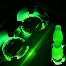 2Pcs Solar Green LED Light