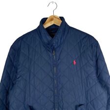 Ralph Lauren Diamond Quilted Jacket Bomber Hunting Navy - Size Men's L