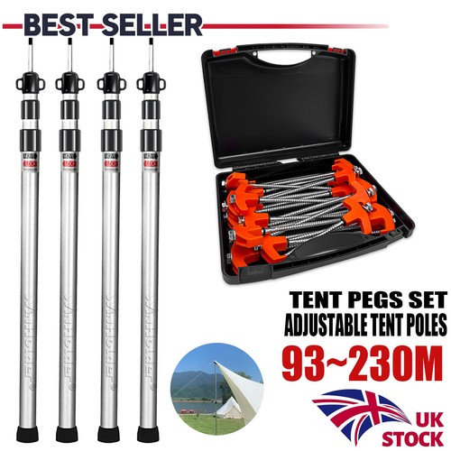 230cm telescopic poles screw - poles,