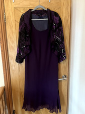 Monaco Collection Dress with matching Bolero Jacket- Purple