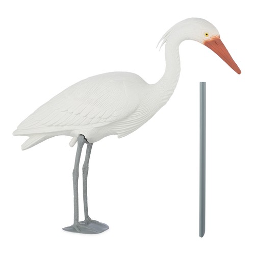 Garden decoration figure heron