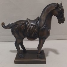 Bronze-Colored Horse Figurine
