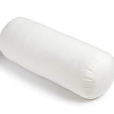 Round Shape White Bolster
