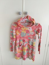 Monsoon Girls Floral Tropical Towel Dress Age 9-10 Yrs