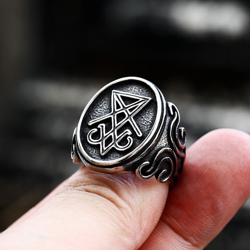 Stainless steel lucifer satan - steel,