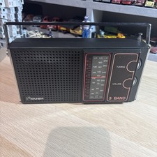 Vintage Bush 3 band radio model No BW 5776A VHF MW LW fully working 