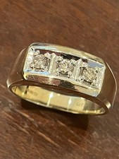 Heavy 9ct gold gents vintage