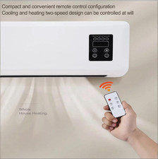 Small Heater Air Conditioning 1500W Wall Mounted Air Conditioner For Bedroom