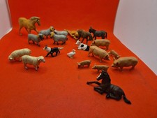 Bundle of Vintage Britains Farm Animals Cow Pigs Horses 