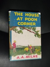 A A Milne House at Pooh Corner Dutton Eeyore Tigger Hardcover Very Good- / Fair