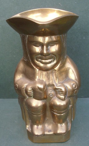 Toby jug solid brass - jug,,