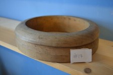 Vintage wooden hat brim block