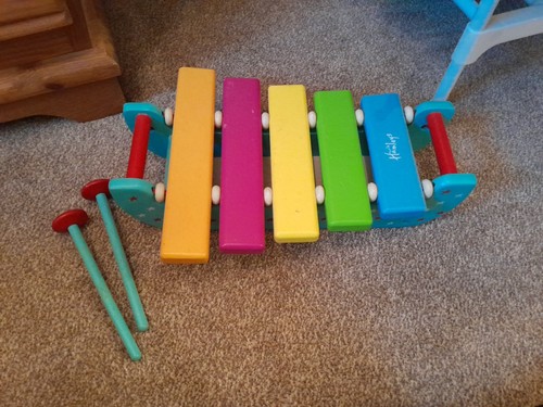 Hamleys wooden xylophone - wooden,