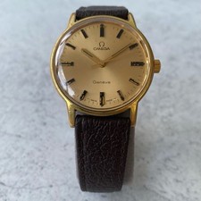 1970 Omega Genève Gold Plated Manual Wind 136.070 Cal.601 Vintage Swiss Watch