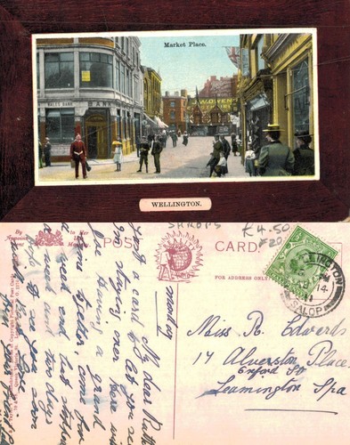 Vintage postcard market - vintage,