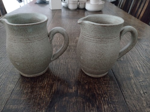 Pair vallauris pottery jugs - pair,