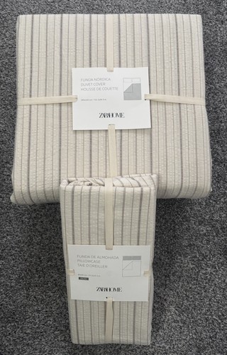 Zara home cream stripe - stripe, king