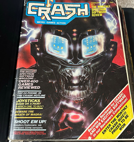 Crash spectrum magazine - zx,