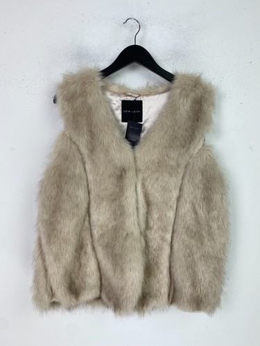 New look beige - faux, gilet