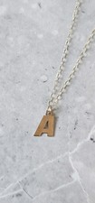 9ct Gold Initial 'A' Pendant