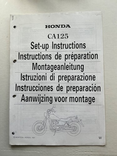 Nos genuine honda workshop - genuine,