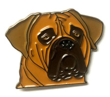 Bullmastiff Dog metal & enamel