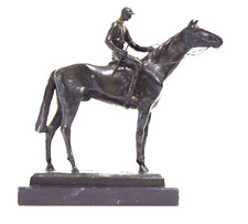 Dark Bronze Statue Sculpture