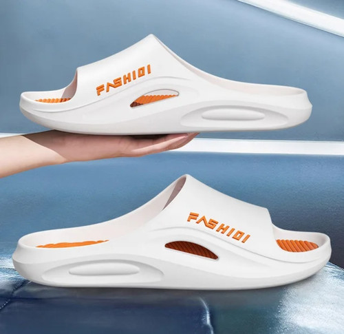 Men white orange slip - men’s,