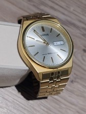 Lorus By Seiko Gold Tone Mens Watch  VX43-X026 100m Water Resist