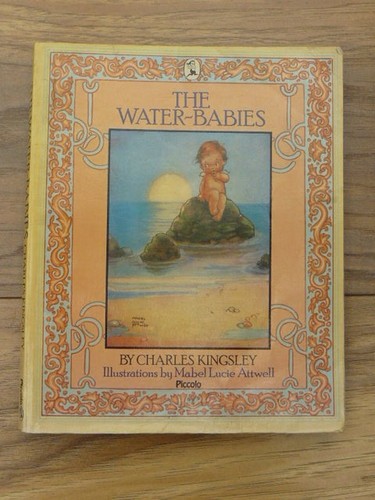 Old story book - book, water
