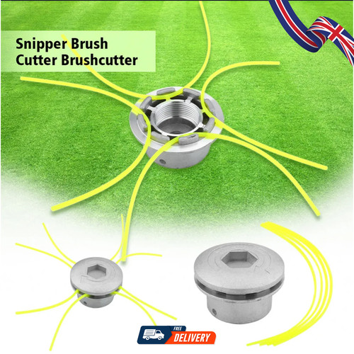 Aluminium strimmer head - aluminium, grass