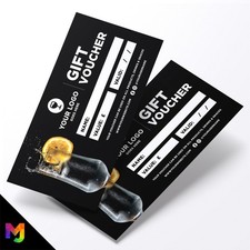 Custom Printed Business Gift Vouchers | Cocktail Bar Restaurant Drinks Pub 2