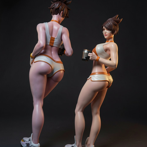 Tracer overwatch sexy figure - tracer,